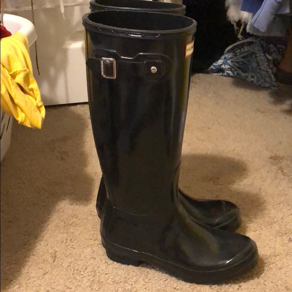 Black Hunter Rain Boots - Picture 3 of 4